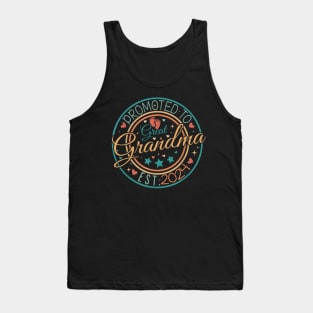 Pregnancy Announcement Promoted To Great Grandma Est 2024 Tank Top